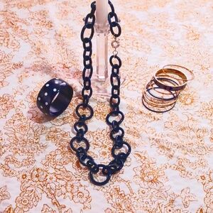 Navy blue 💙 Jewelry Set